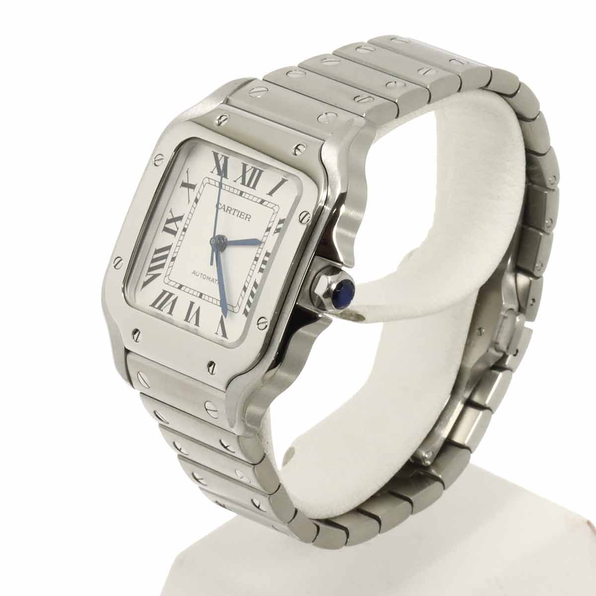 Santos De Cartier WSSA0010 Automatic Silver Dial Mens Watch