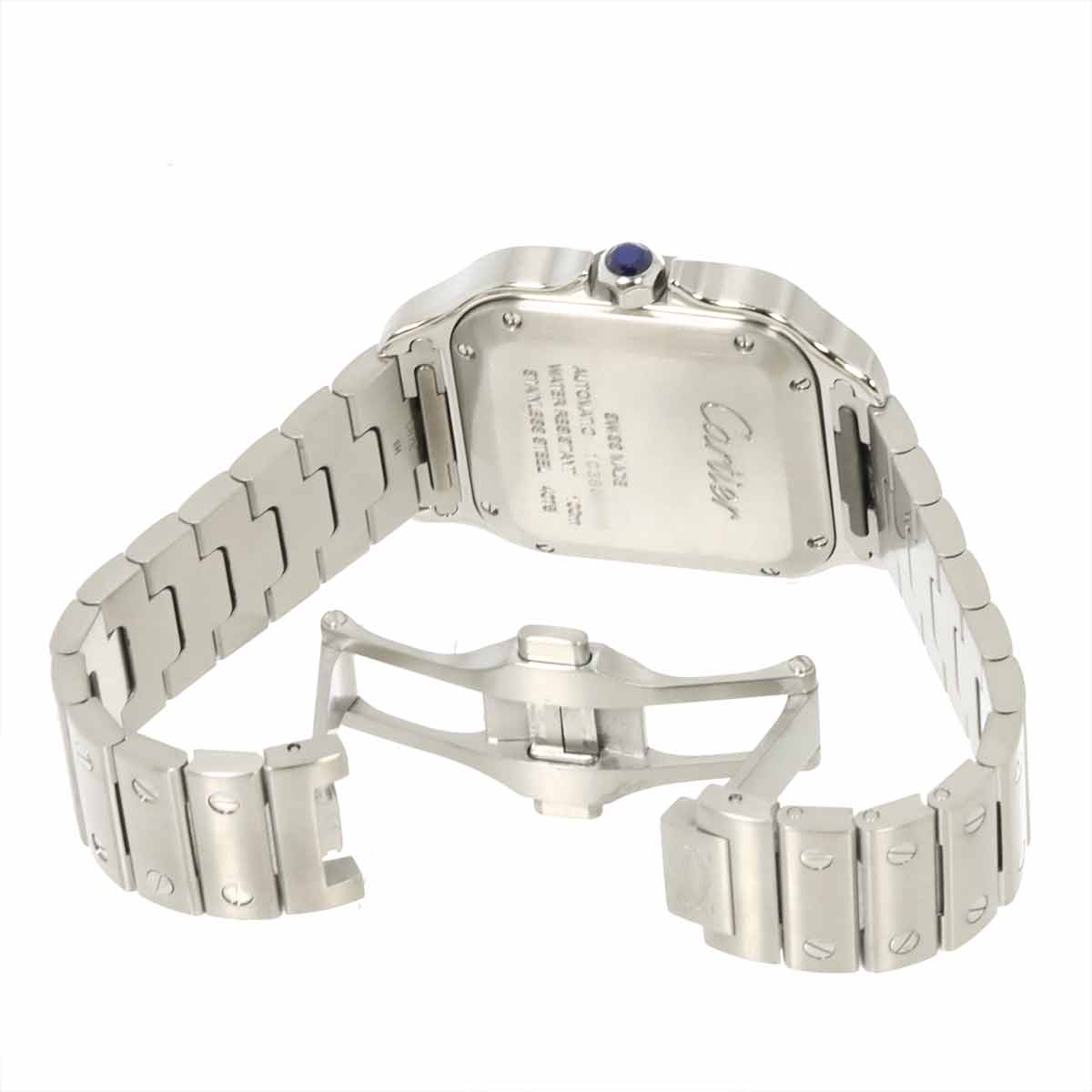 Santos De Cartier WSSA0010 Automatic Silver Dial Mens Watch