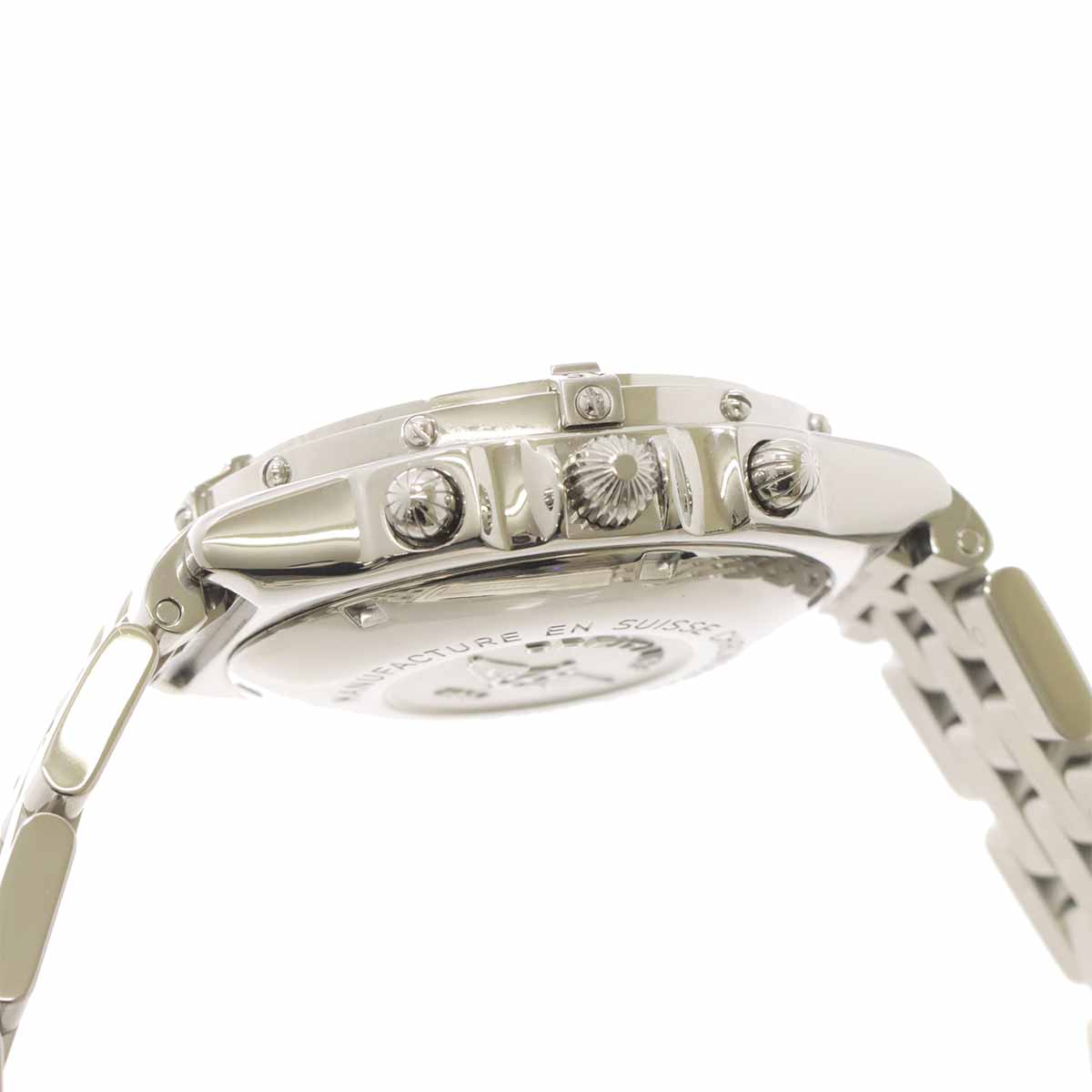 Chronomat A13050.1 Chronograph Date White Shell Dial Mens