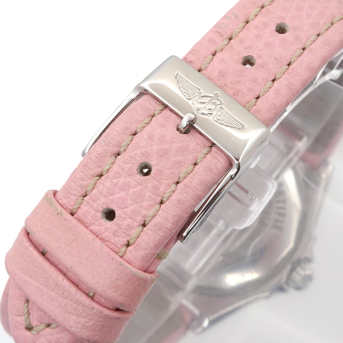 Wings Lady A67350 A685A18SBD Quartz White Shell Dial Ladies