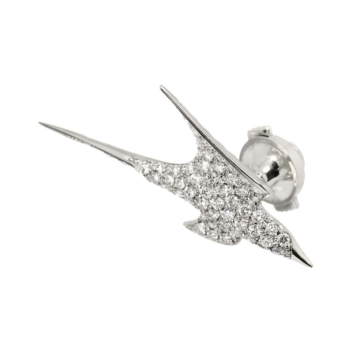 Diamond 1.00ct Brooch Pt