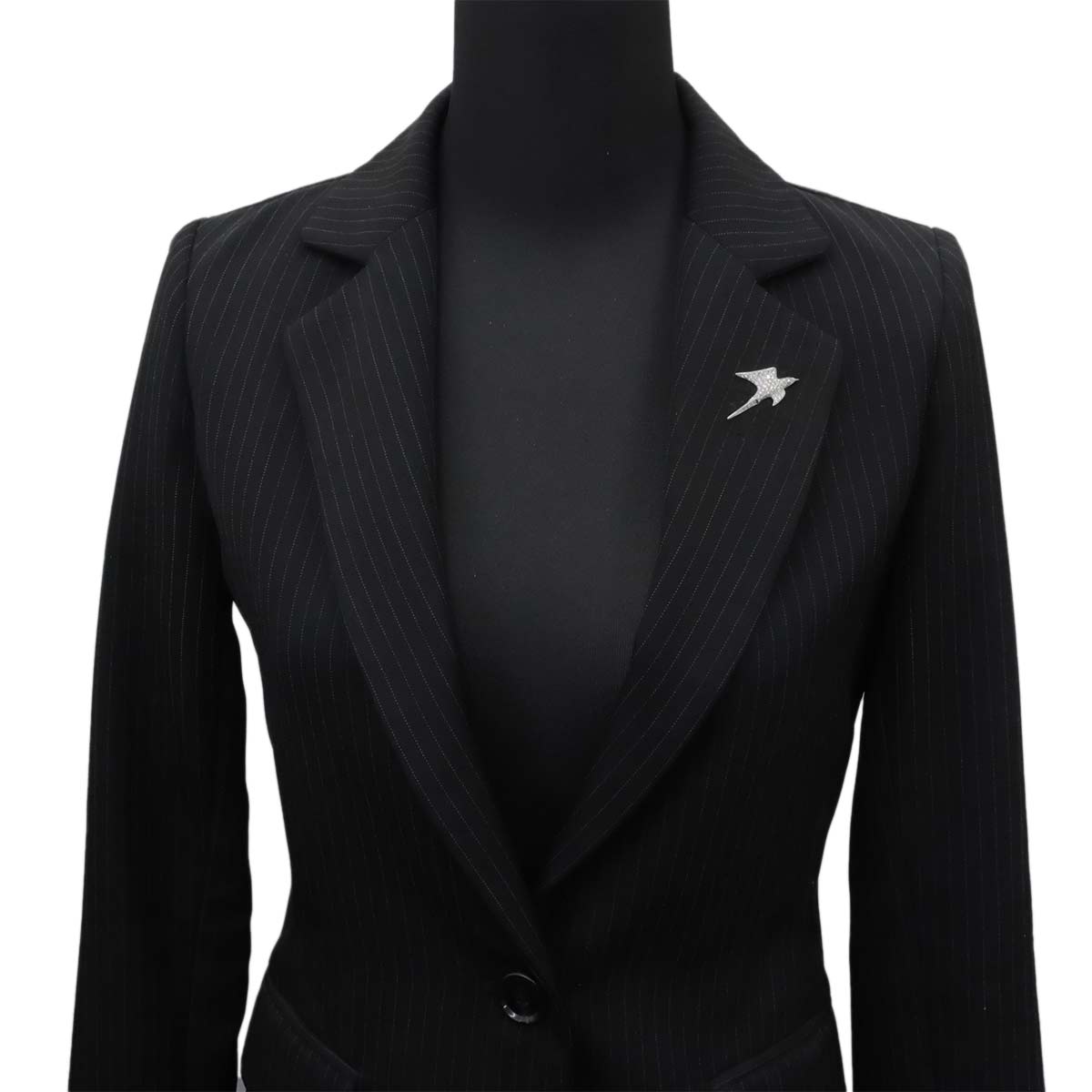 Diamond 1.00ct Brooch Pt