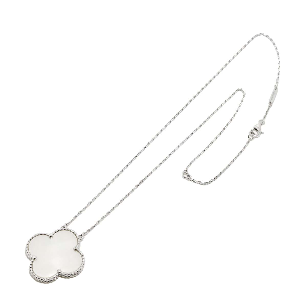 Magic Alhambra MOP Necklace 18K WG 750