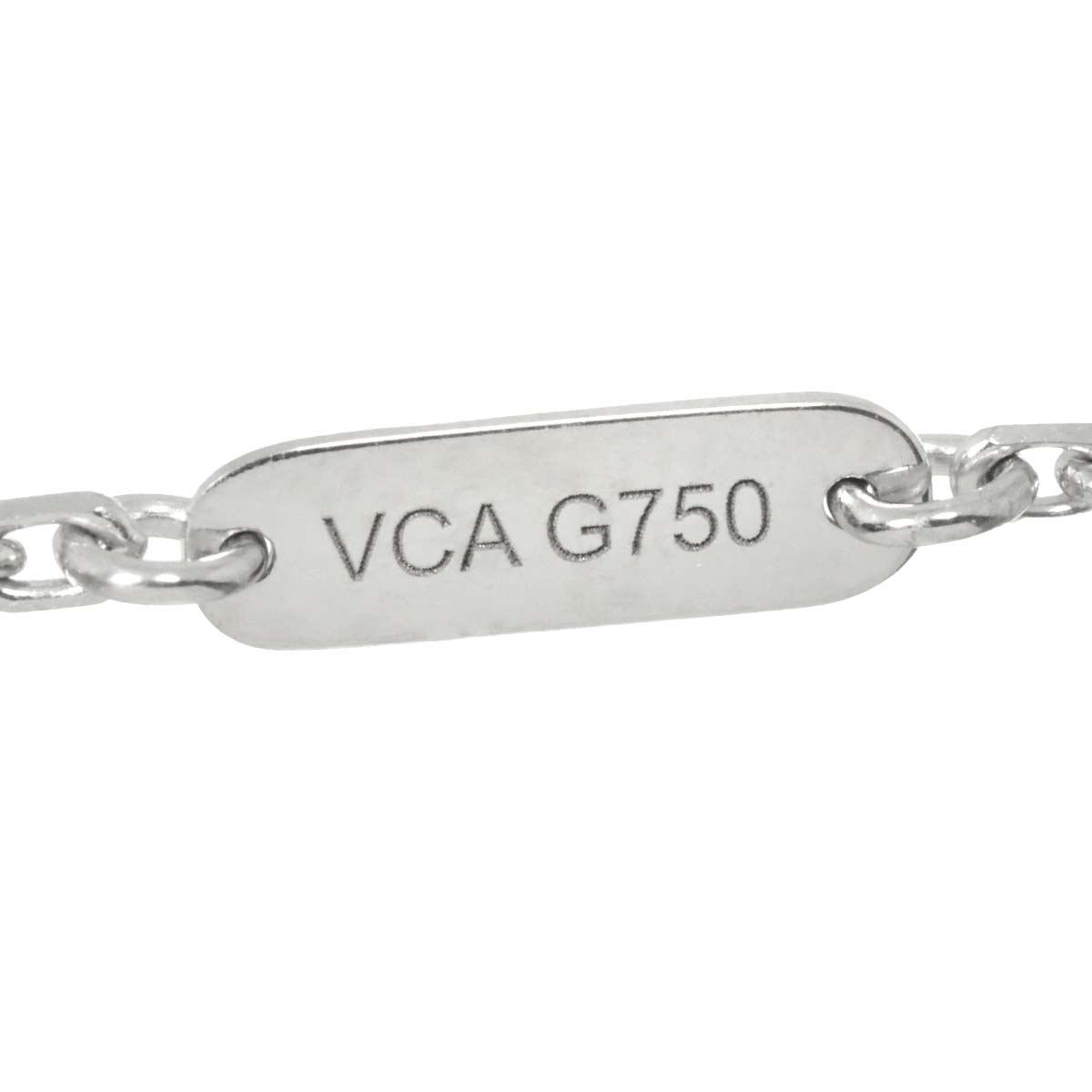 Magic Alhambra MOP Necklace 18K WG 750