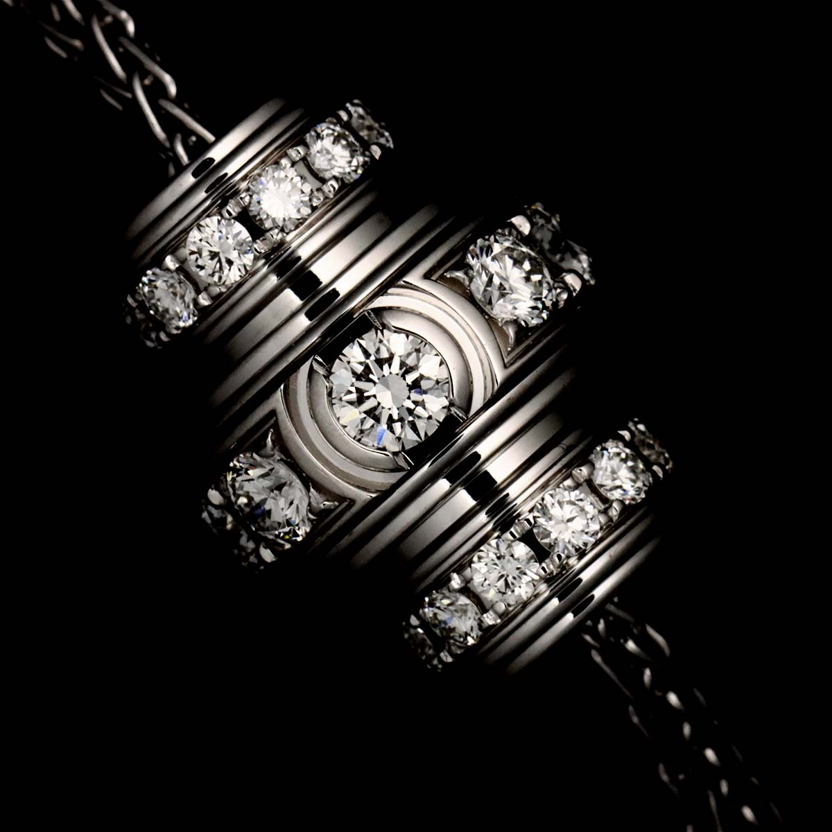 Possession Diamond Necklace 18K White Gold 750