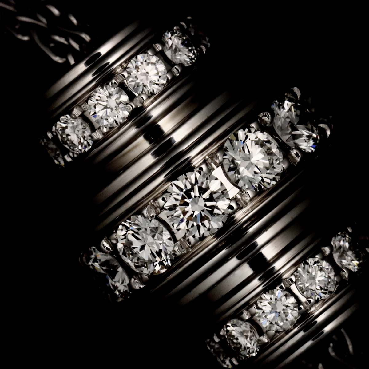 Possession Diamond Necklace 18K White Gold 750