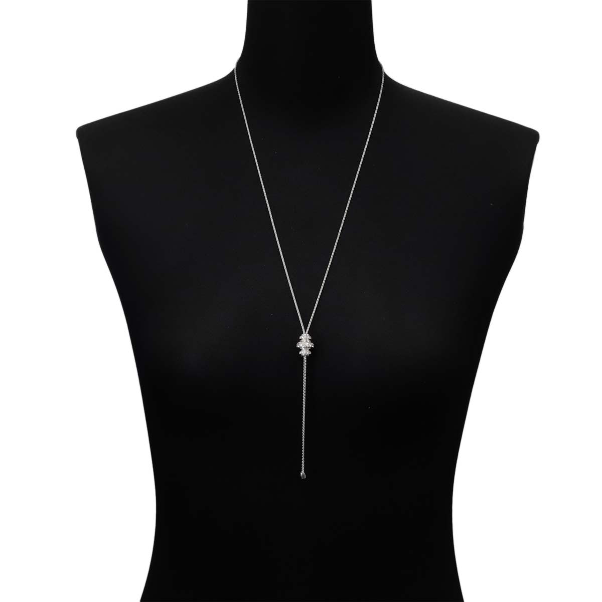 Possession Diamond Necklace 18K White Gold 750
