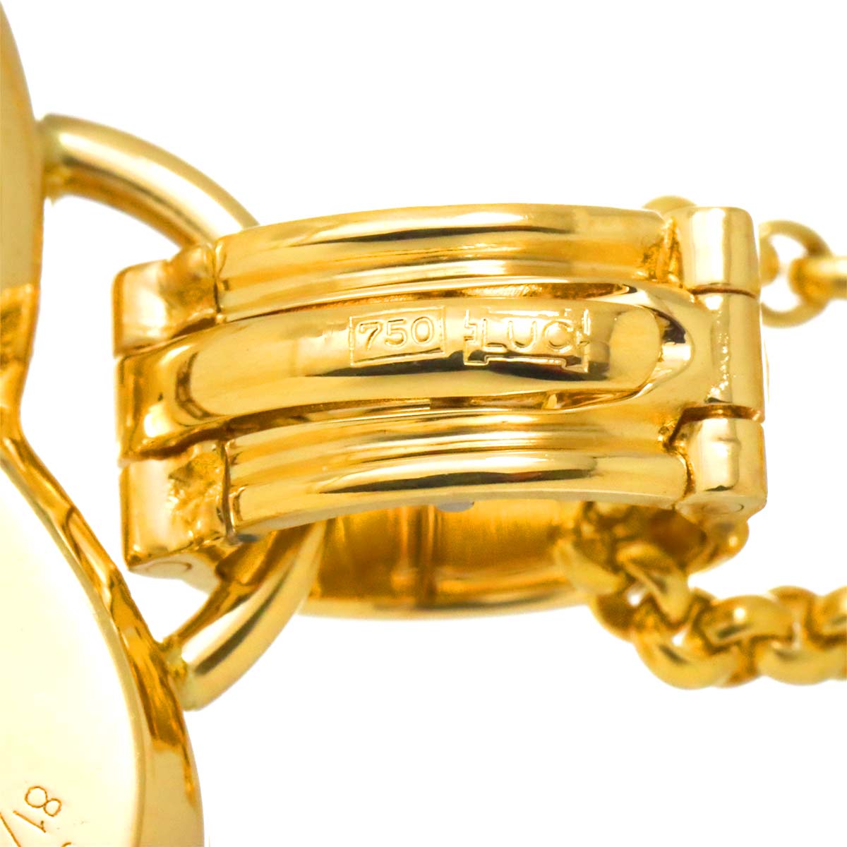 Happy Diamond Heart Necklace 18K Yellow Gold 750