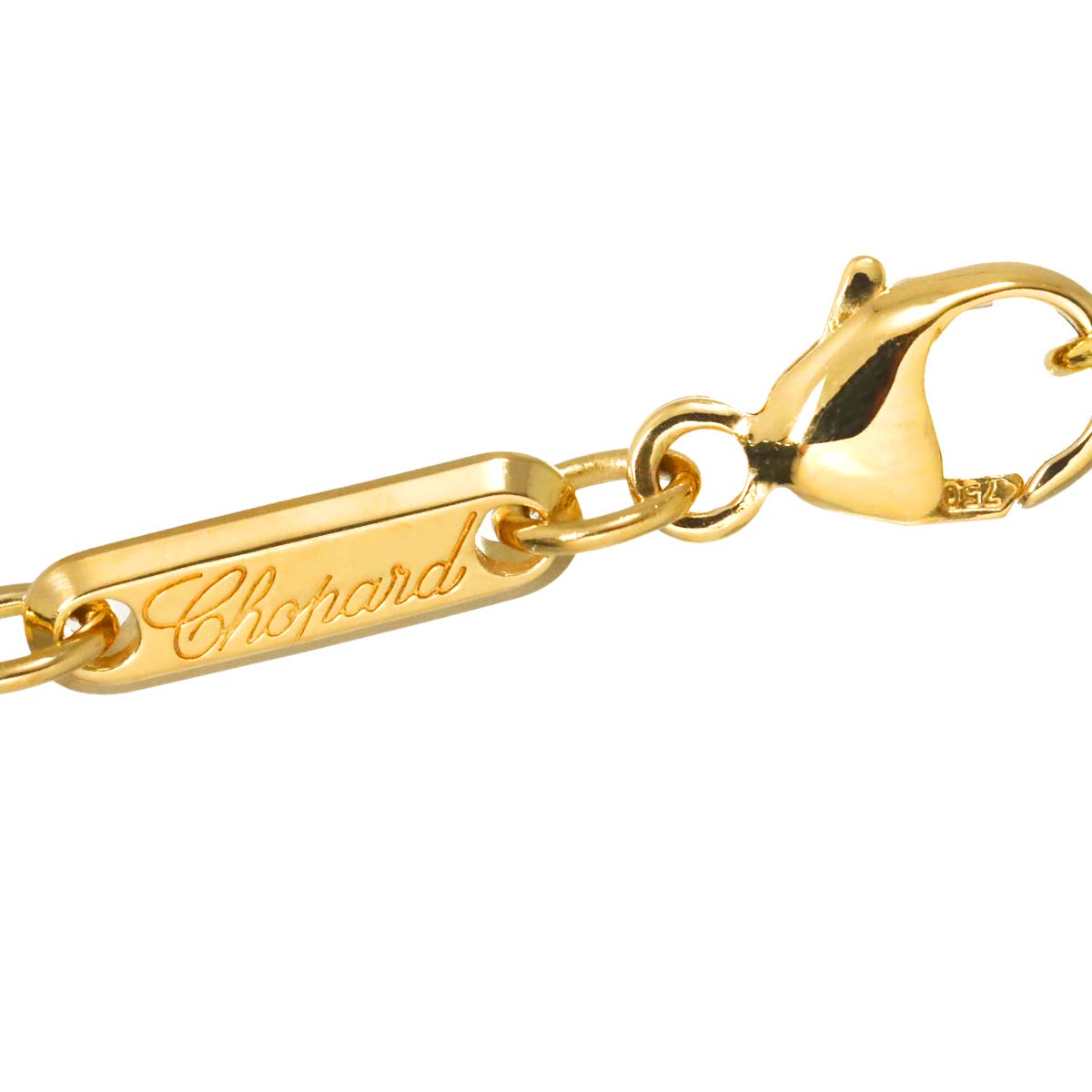 Happy Diamond Heart Necklace 18K Yellow Gold 750