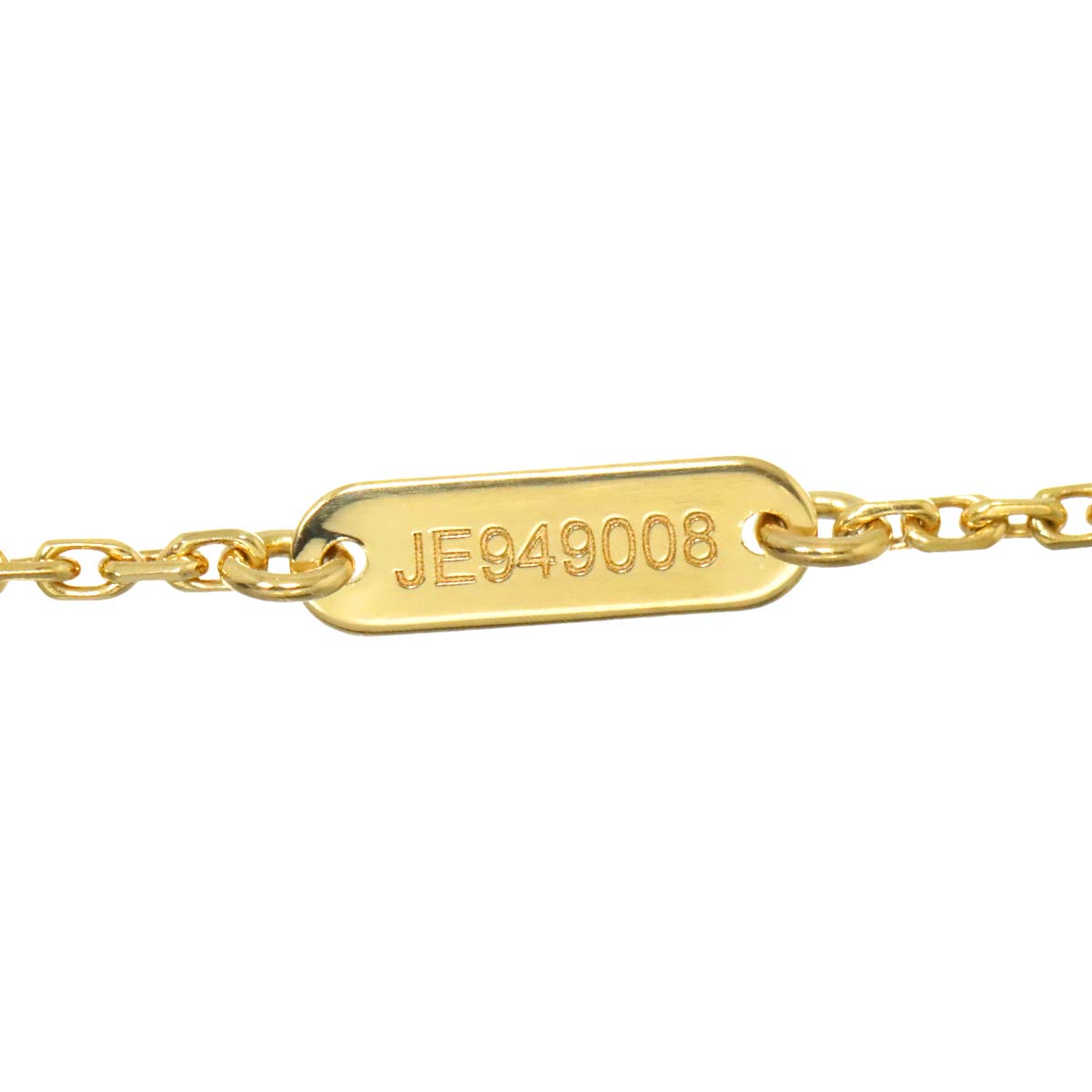 Vintage Alhambra Malachite Necklace 18K YG 750