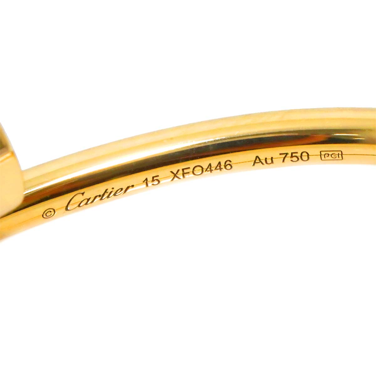 Juste Un Clou Bracelet SM 18K Yellow Gold 750 size15