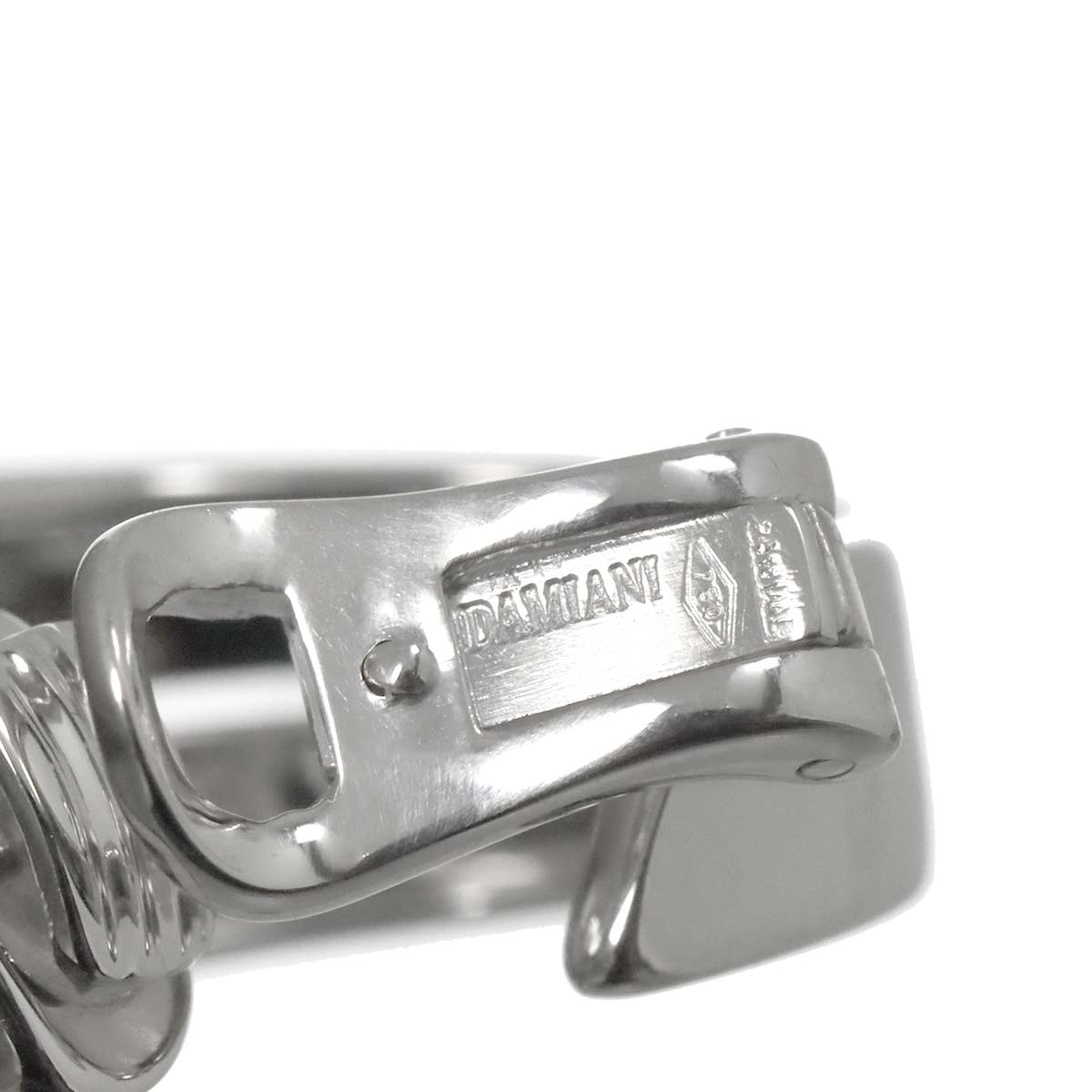 Diamond 18K WG 750 Earrings Clip on