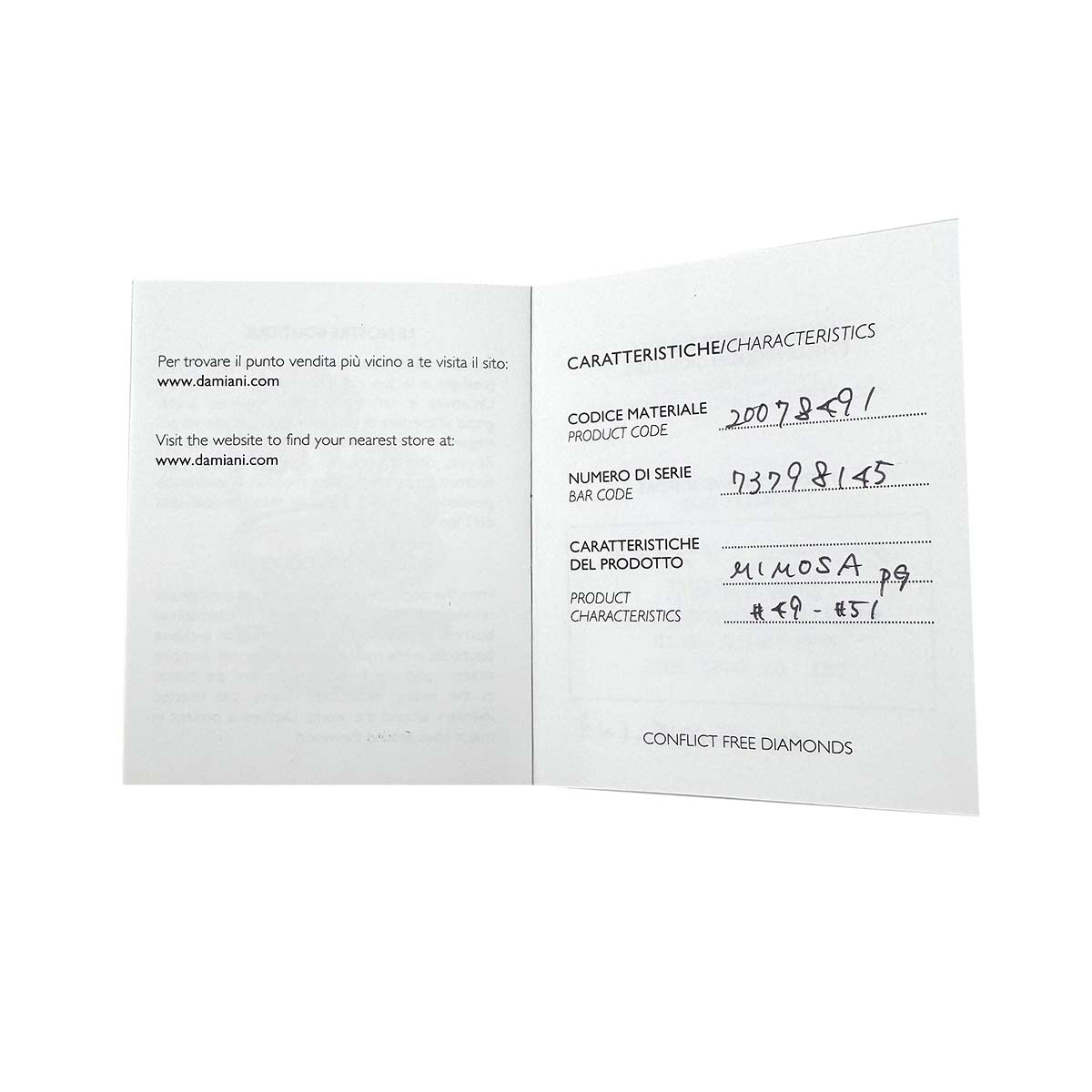 Mimosa Diamond Ring 18K Pink Gold 750 size5.25(US)