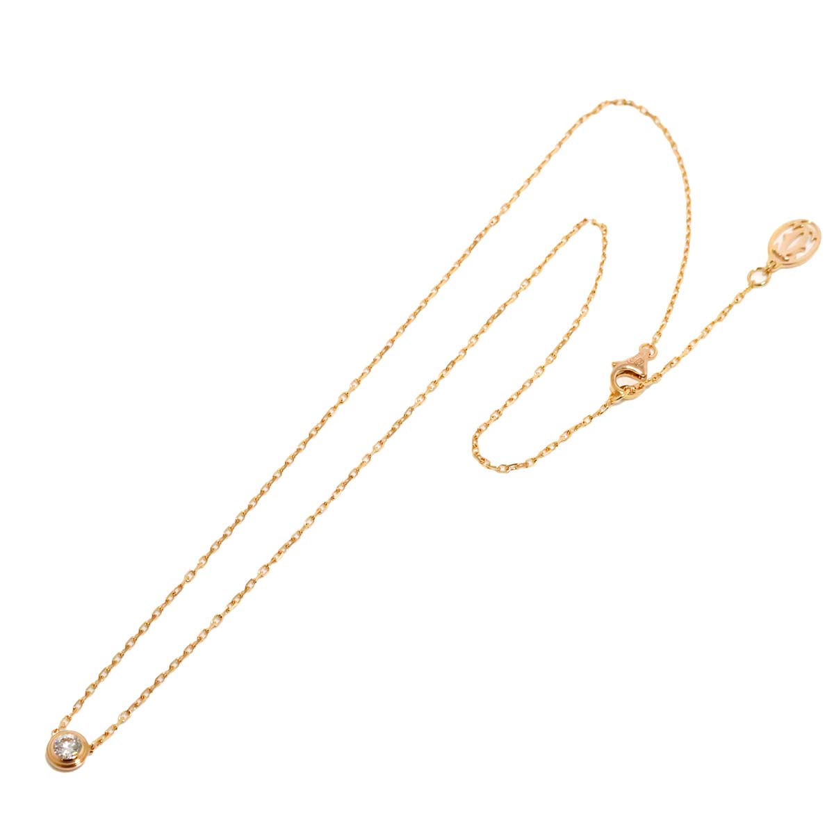 d'Amour Diamond Necklace LM 18K Pink Gold 750