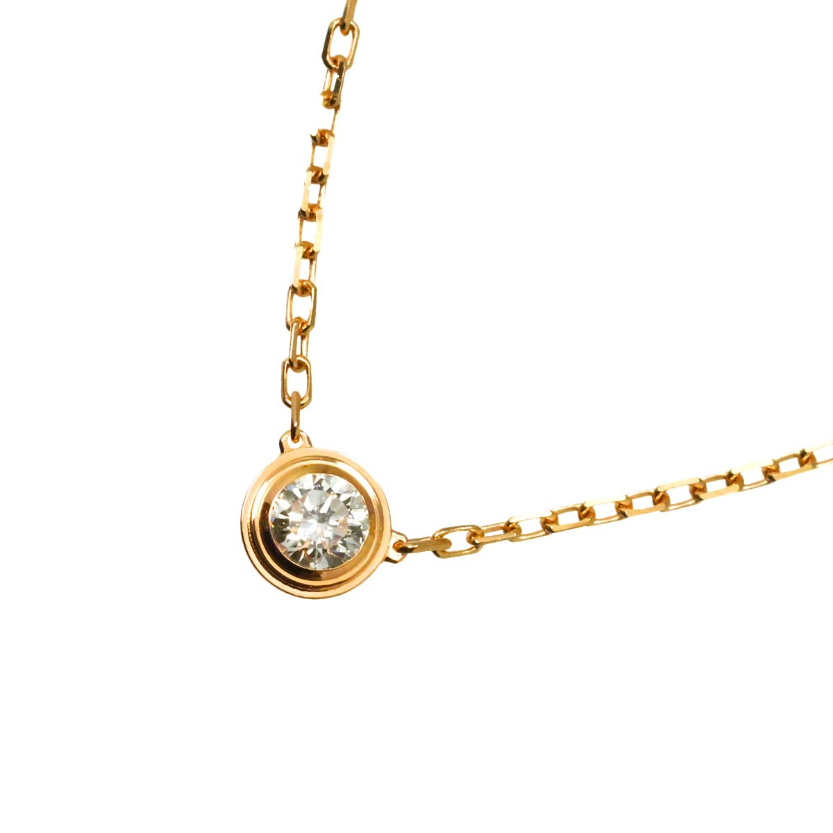 d'Amour Diamond Necklace LM 18K Pink Gold 750