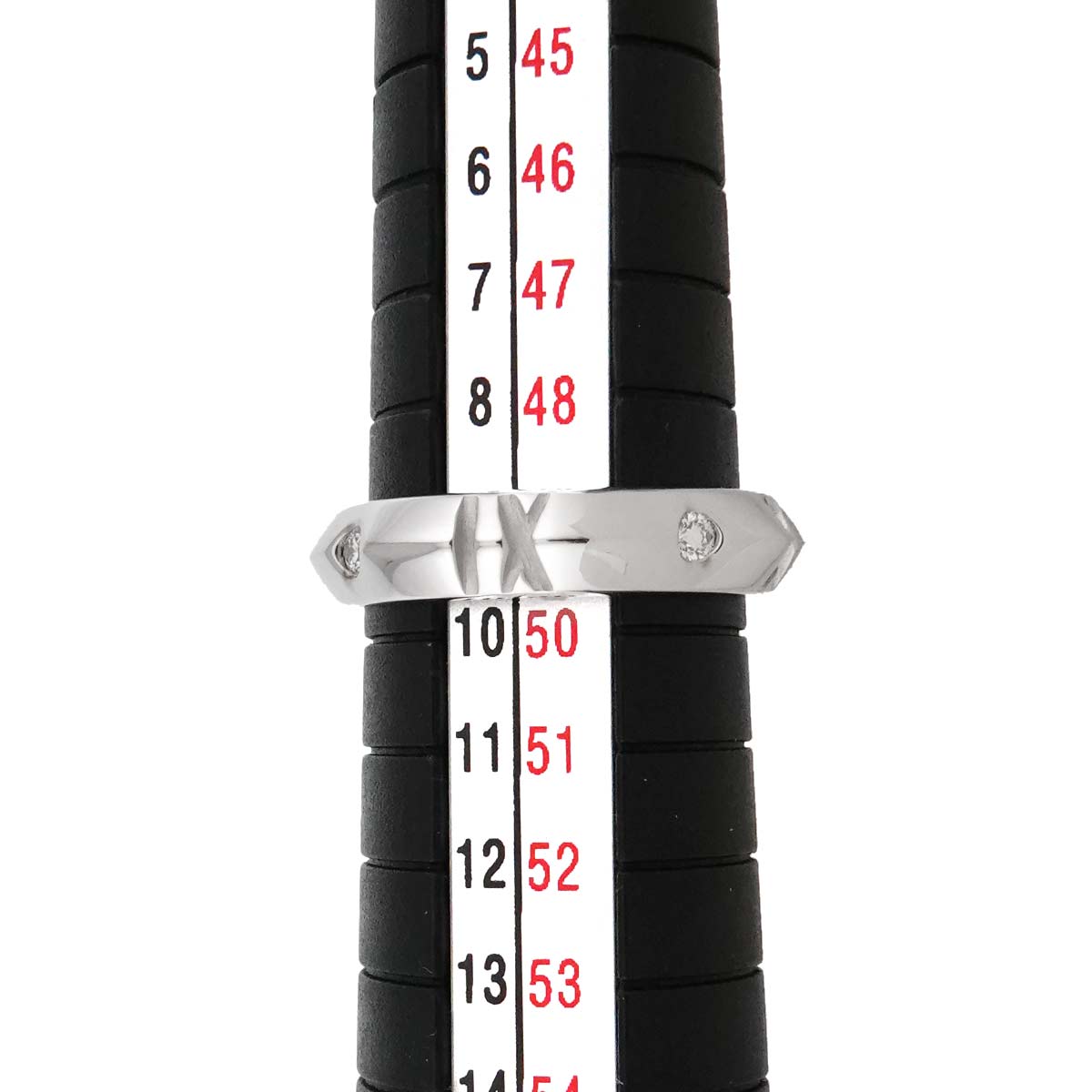 Atlas Diamond 0.10ct Ring 18K White Gold 750 size4.75-5(US)