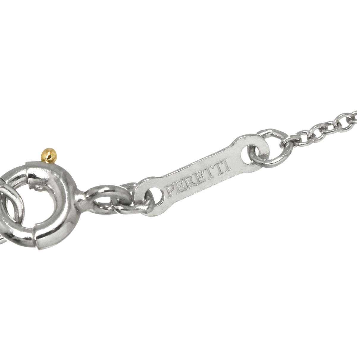 Open Heart Necklace Platinum