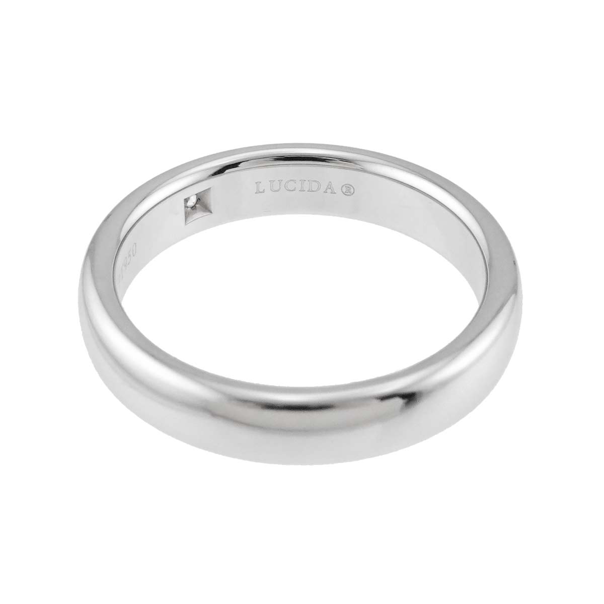 Diamond Band Ring Pt Platinum size6-6.25(US)