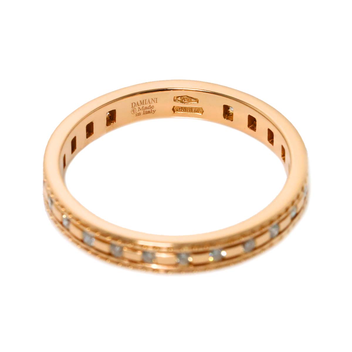 Belle Epoque Diamond Ring 18K Pink Gold 750 size5-5.25(US)