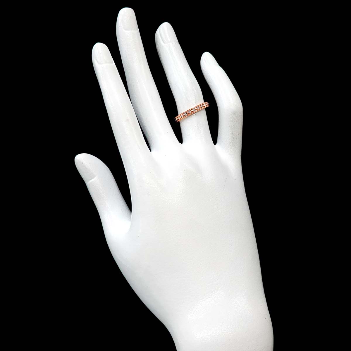 Belle Epoque Diamond Ring 18K Pink Gold 750 size5-5.25(US)