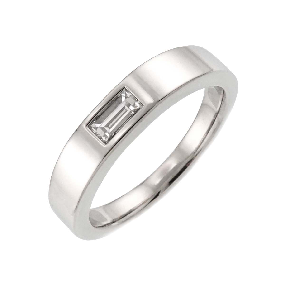 Diamond Ring Pt Platinum size5.5-5.75(US)