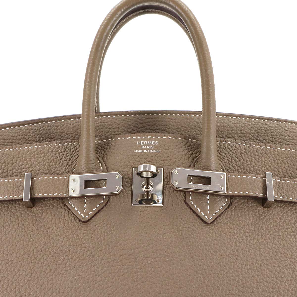 Birkin 25 Hand Bag Togo Etoupe Purse