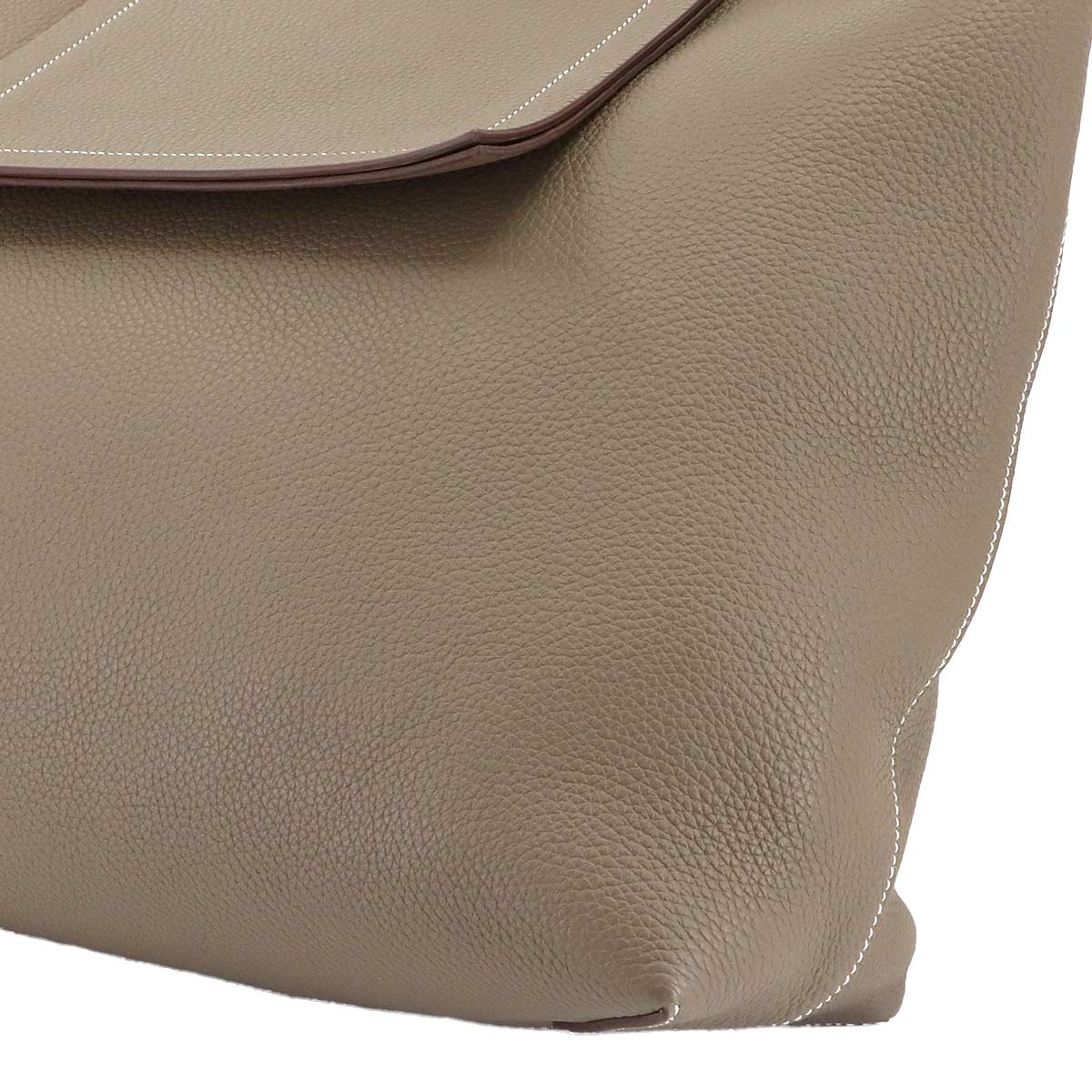 Cabasellier 46 Tote Bag Taurillon Clemence Etoupe Purse