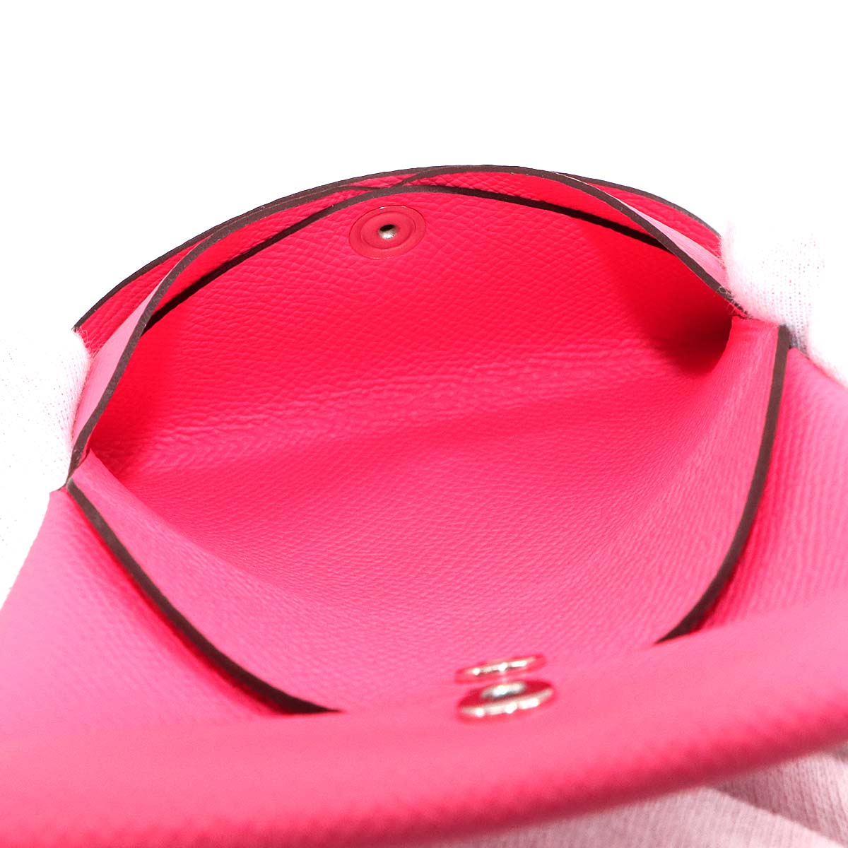 Calvi Duo Card Case Epsom Rose Azalee Purse