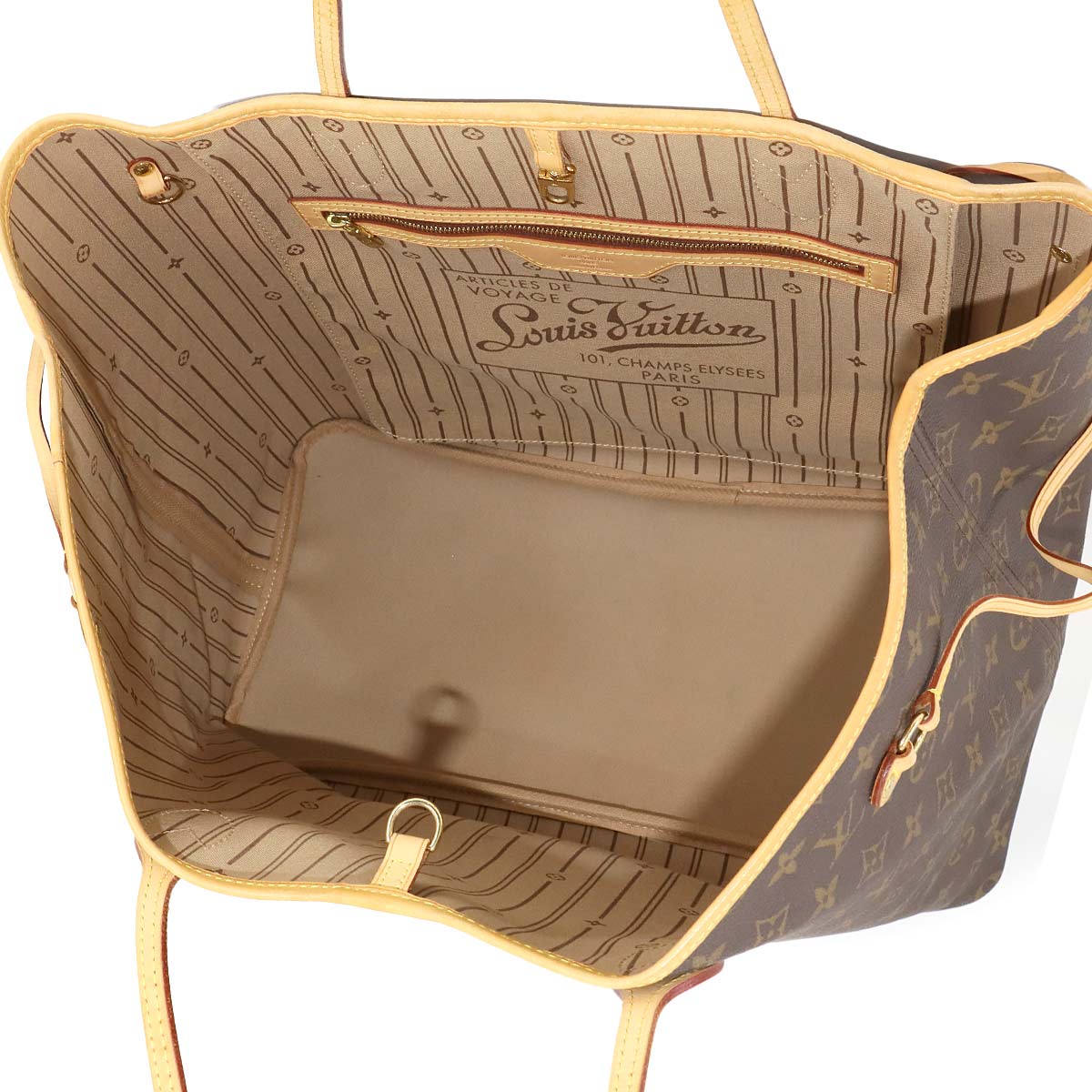 Monogram Neverfull GM Tote Bag Brown M40157 Purse