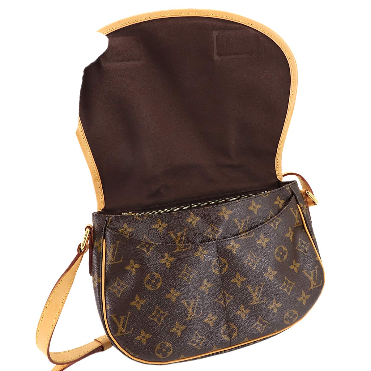 Monogram Menilmontant PM Shoulder Bag Brown M40474 Purse