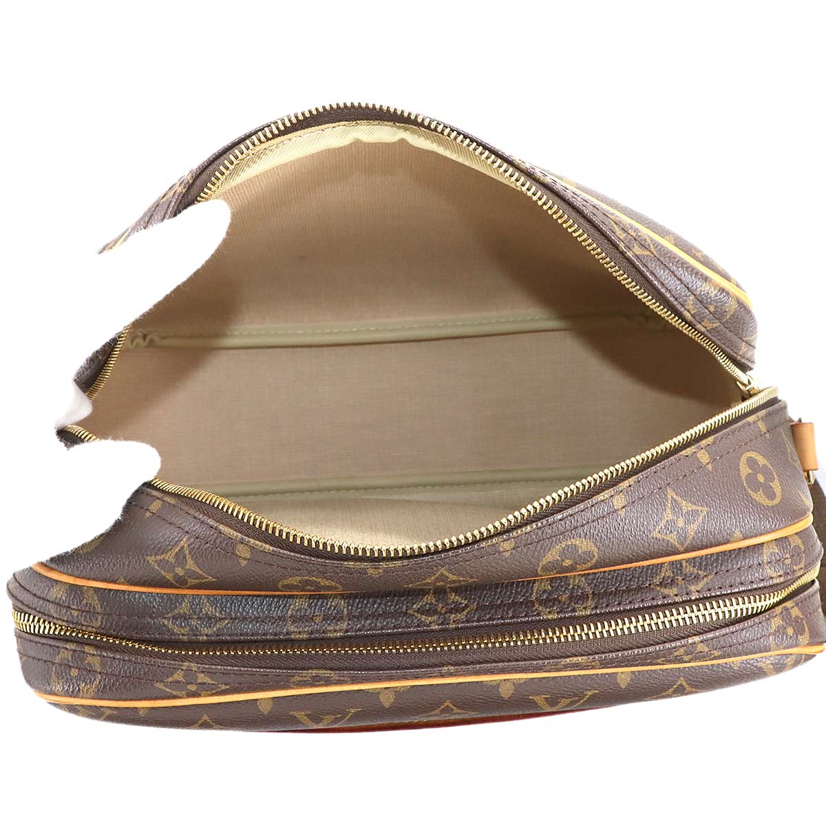 Monogram Reporter PM Shoulder Bag Brown M45254 Purse