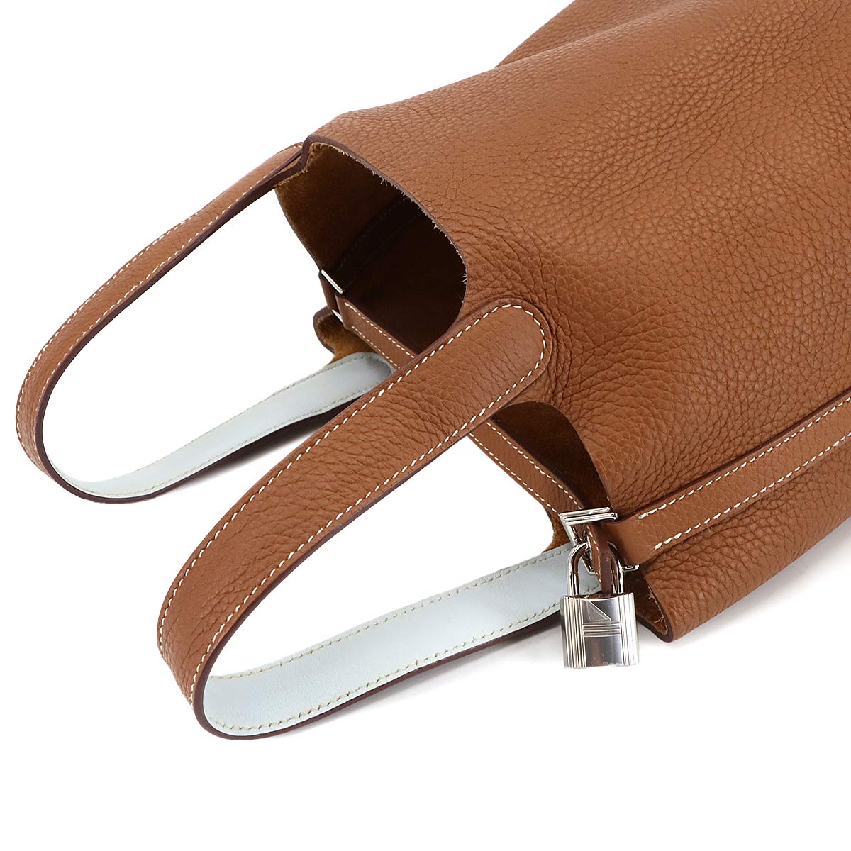 Picotin Lock PM Eclat Hand Bag Taurillon Clemence Swift Gold