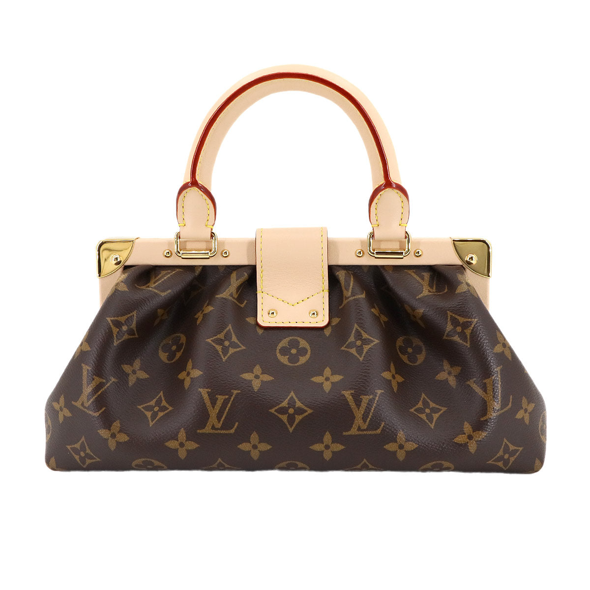 Monogram Clutch Hand Chain Shoulder Bag Brown M46544