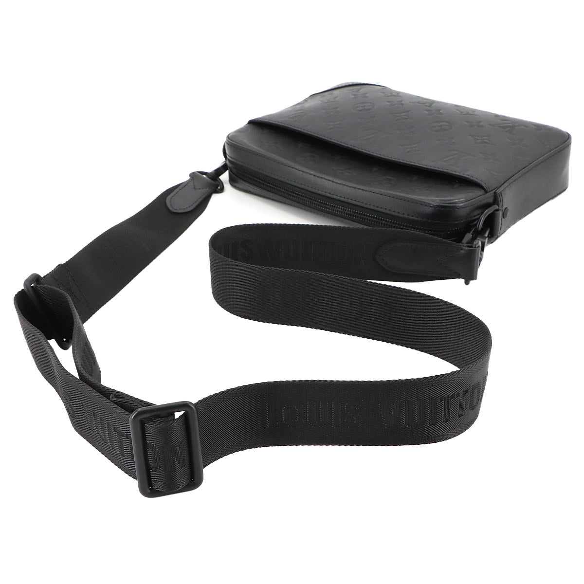 Monogram Shadow Duo Messenger Shoulder Bag Leather M69827