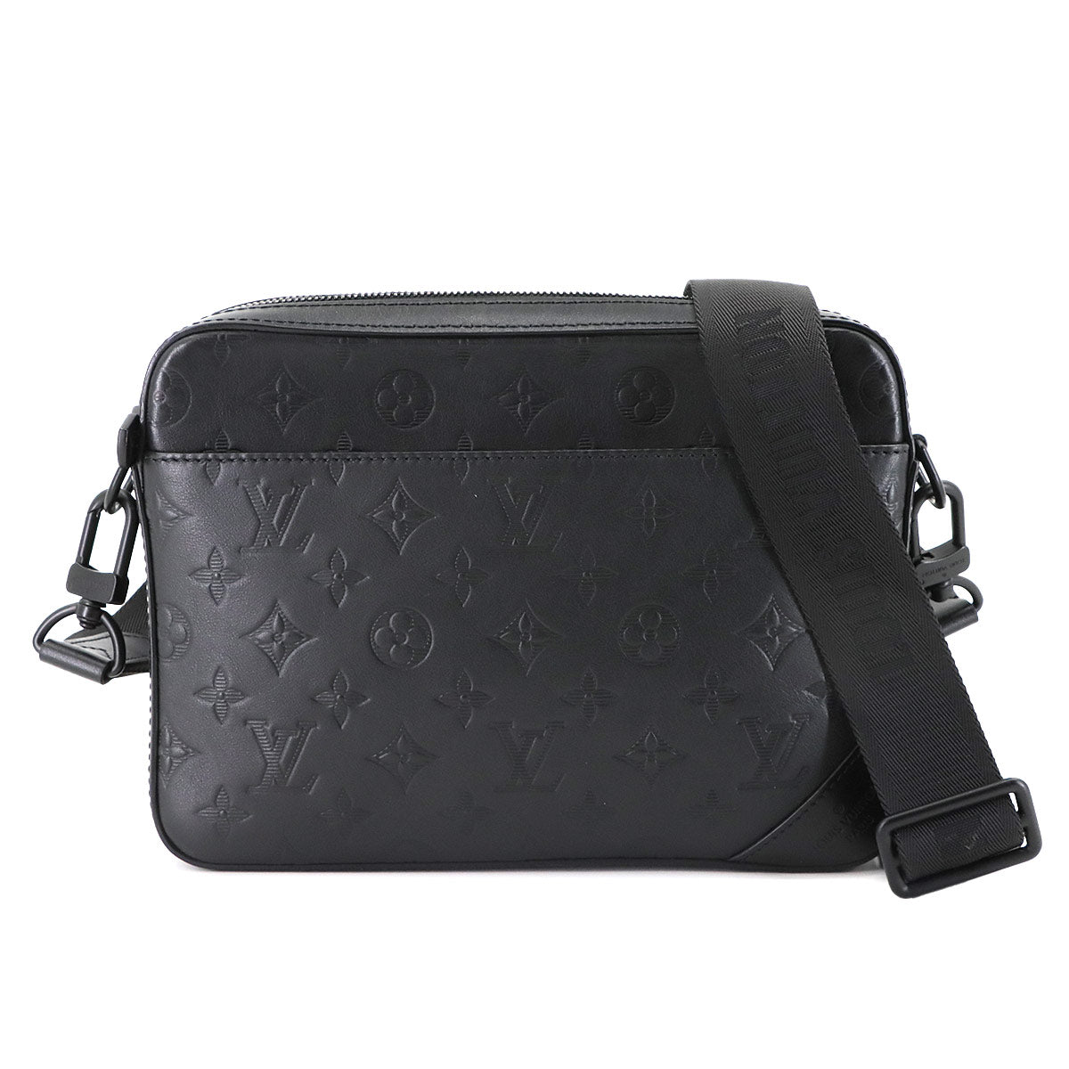 Monogram Shadow Duo Messenger Shoulder Bag Leather M69827