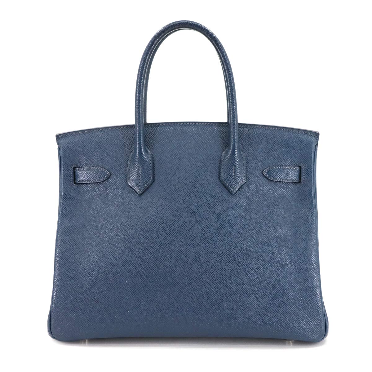 Birkin 30 Veau Epsom Blue Hand Bag Purse