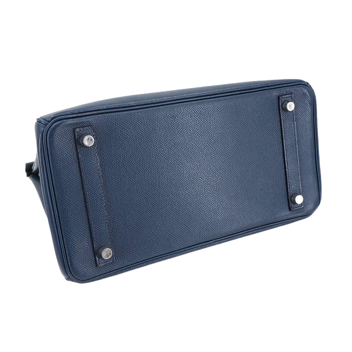 Birkin 30 Veau Epsom Blue Hand Bag Purse