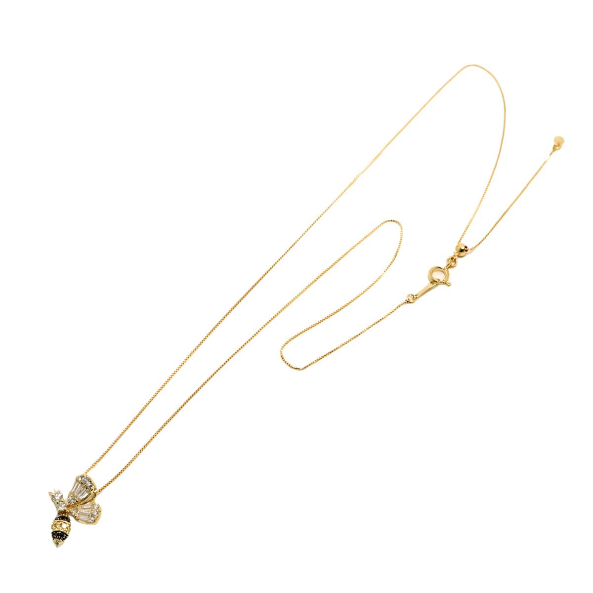 Diamond 0.50ct Necklace 18K YG Yellow Gold 750