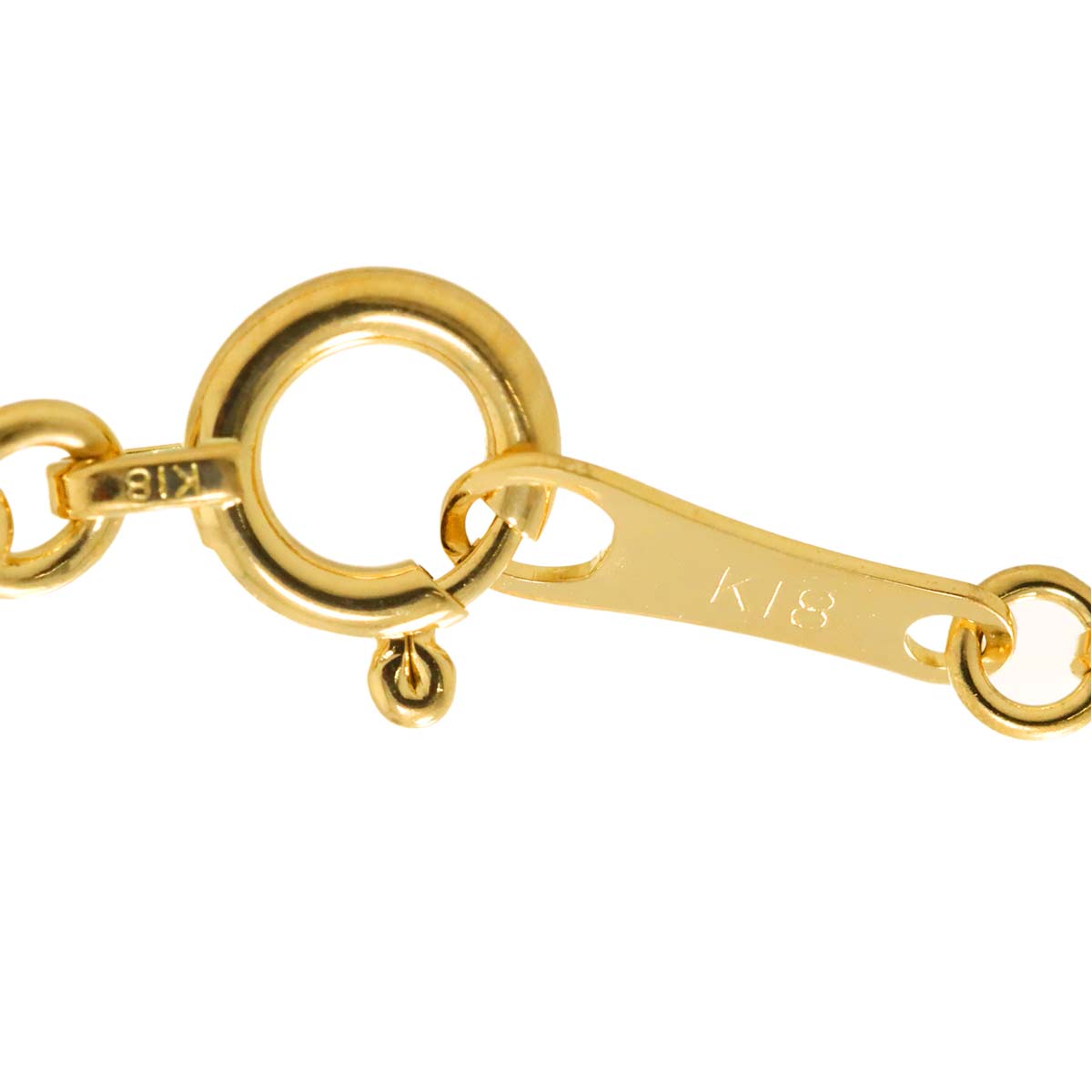 Diamond 0.50ct Necklace 18K YG Yellow Gold 750