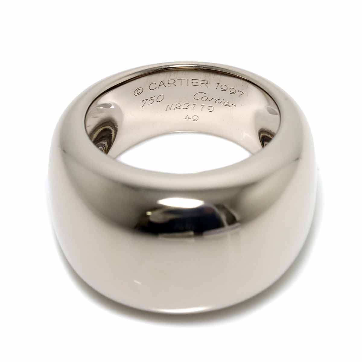 Nouvelle Vague Ring 18K White Gold 750 Size49 4.75-5(US)