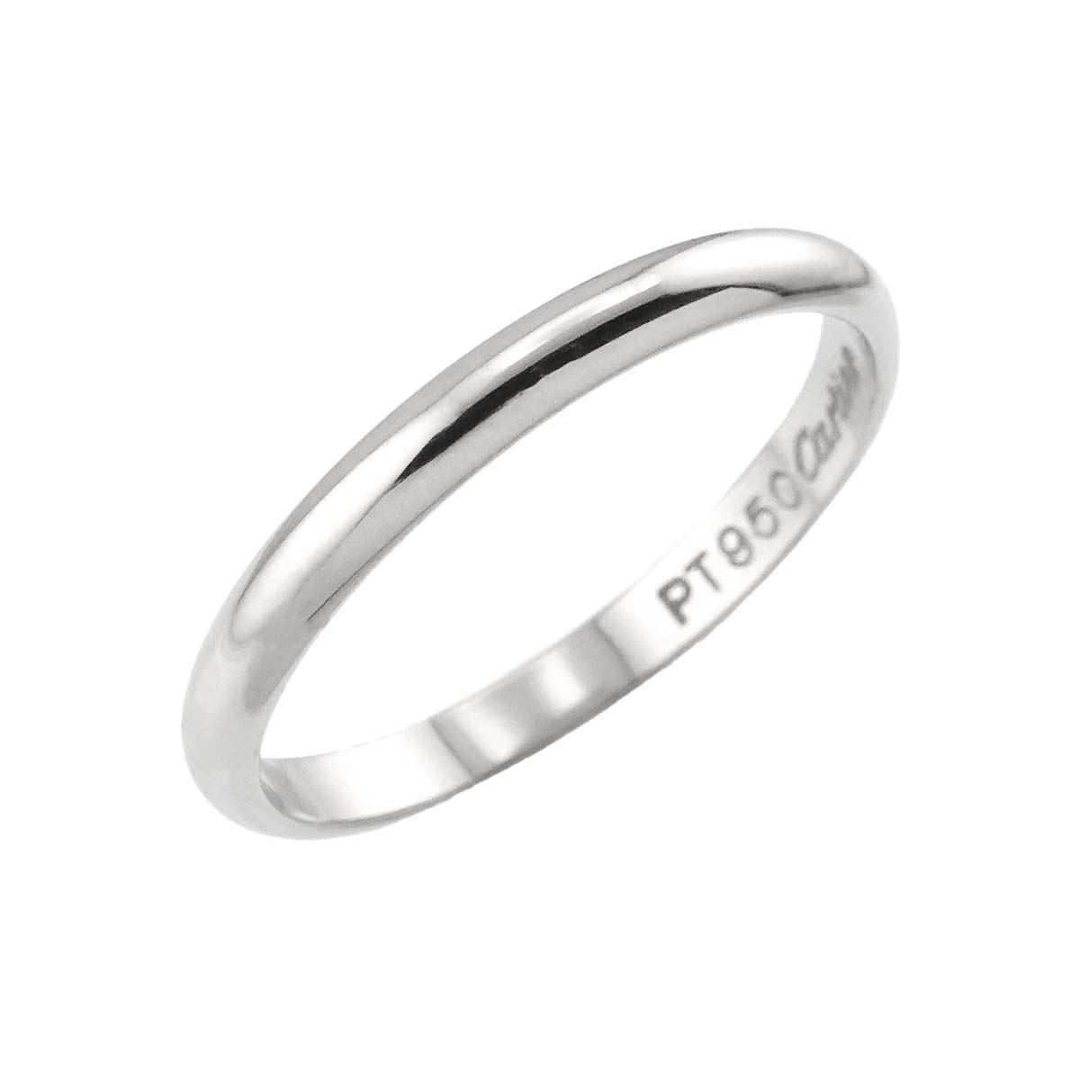 1895 Classic Band Ring Platinum Size57 7.75-8(US)