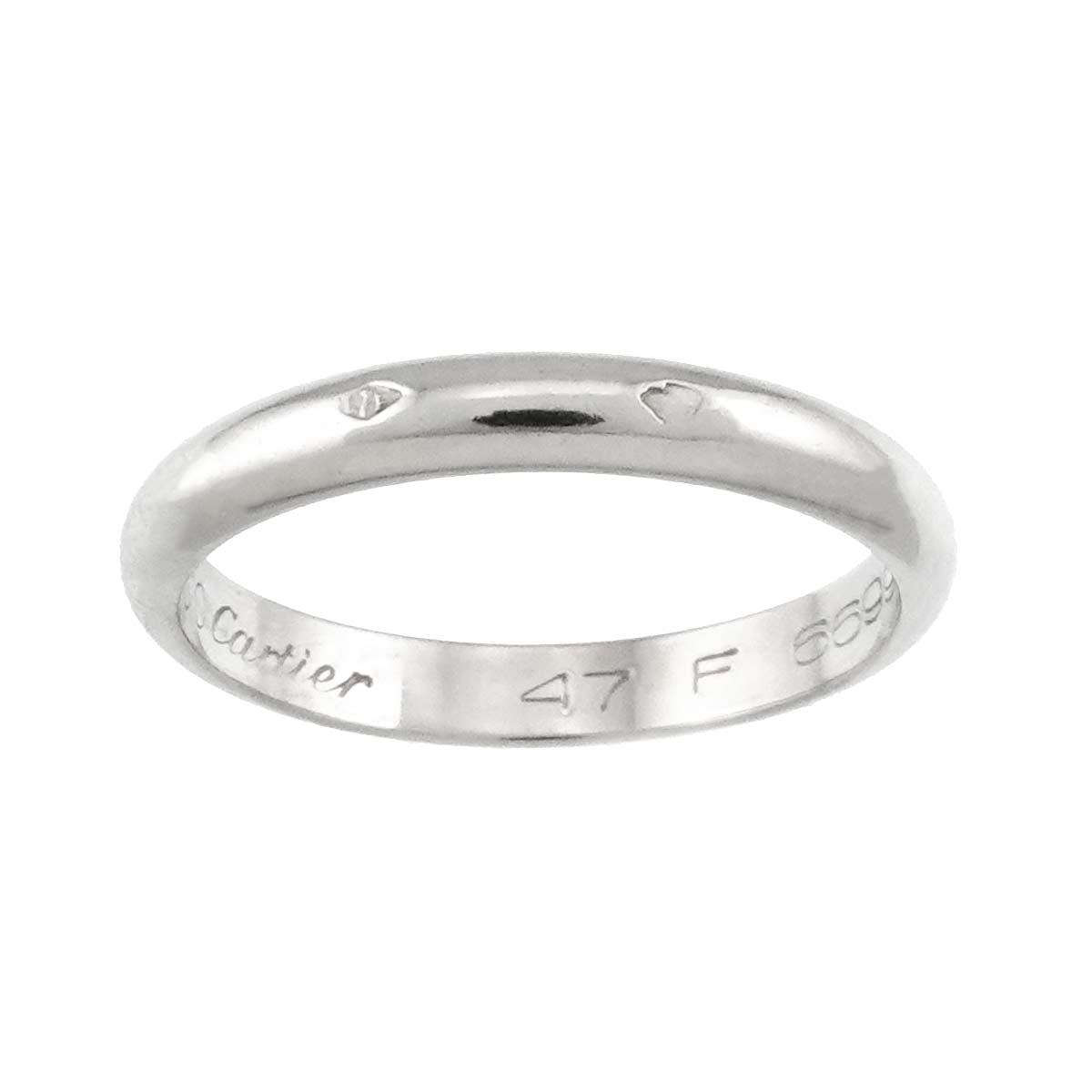 Classic Ring Platinum Size47 4(US)