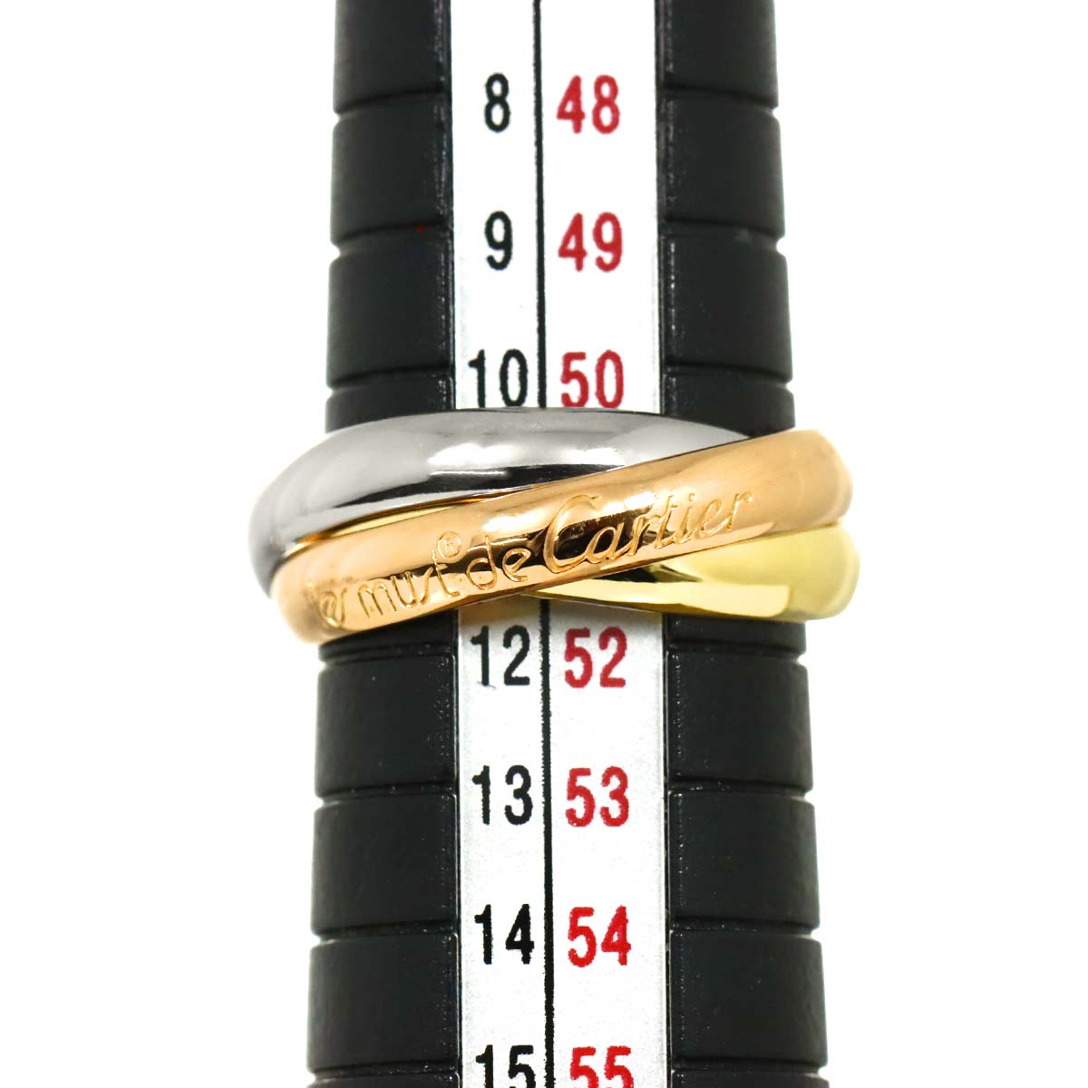 Trinity MM Ring 18K YG WG PG 750 Size51 5.5-5.75(US)