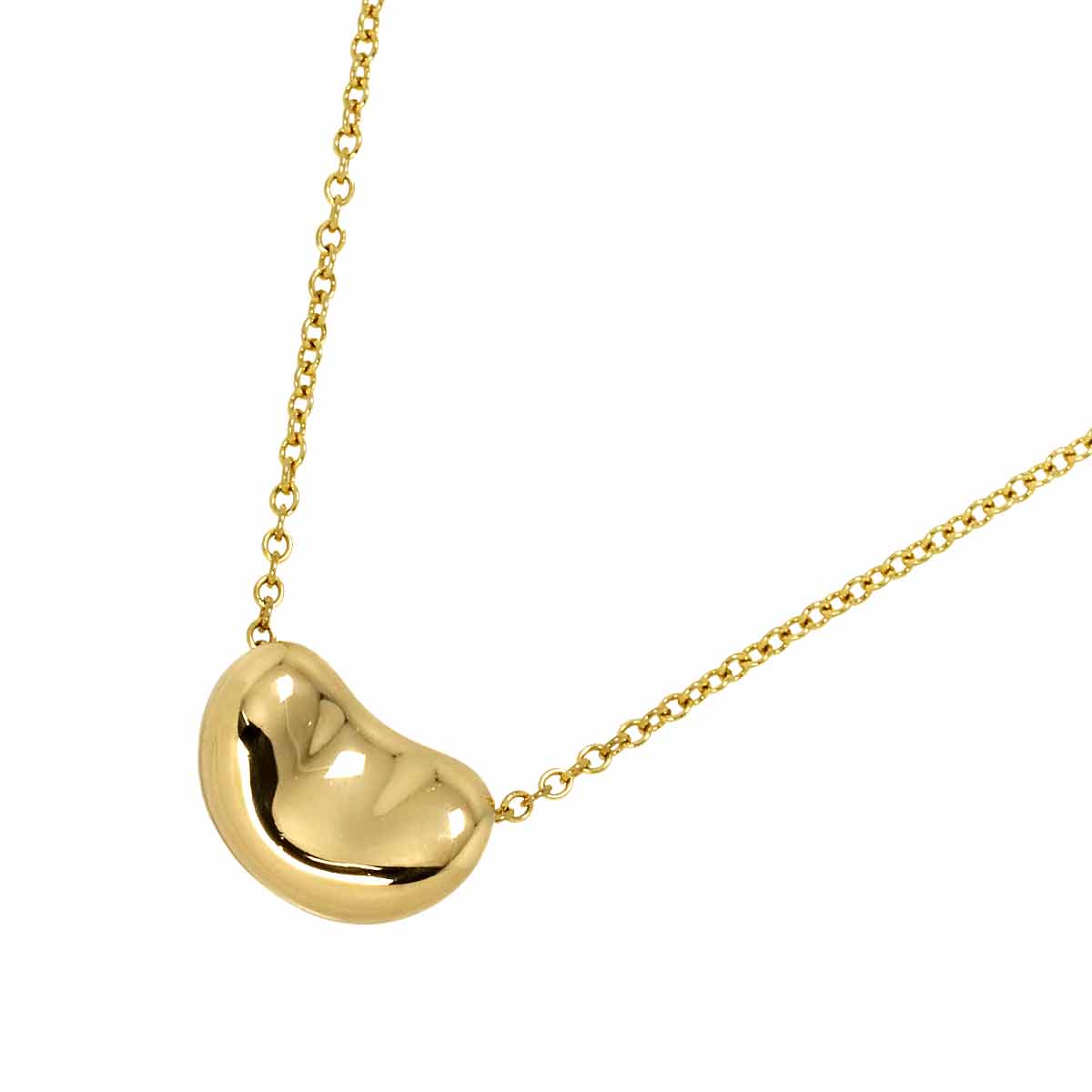 Bean Necklace 18K Yellow Gold 750