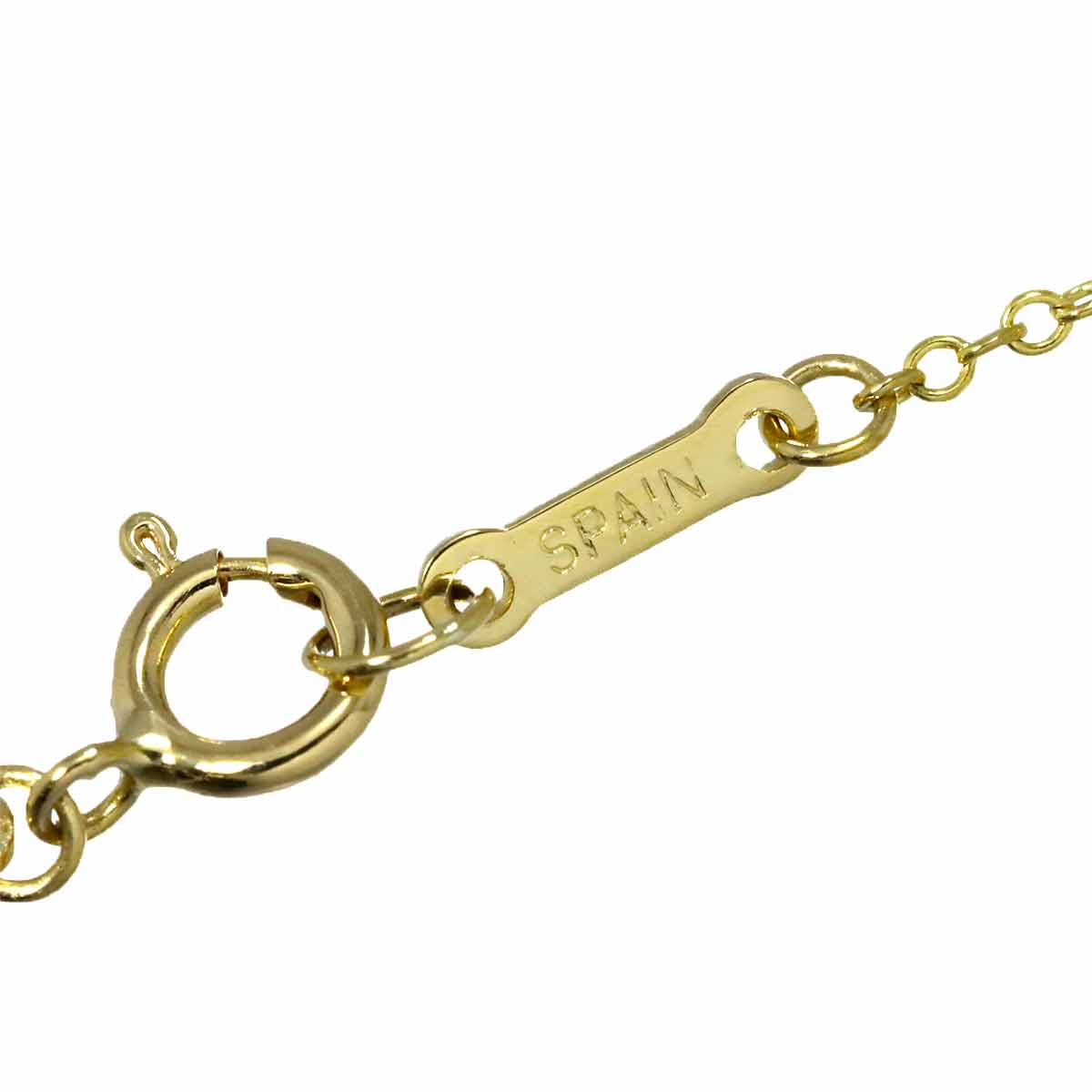 Open Heart Necklace 18K Yellow Gold 750