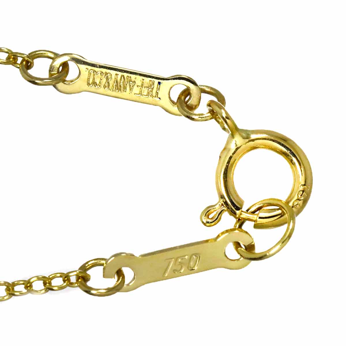 Open Heart Necklace 18K Yellow Gold 750