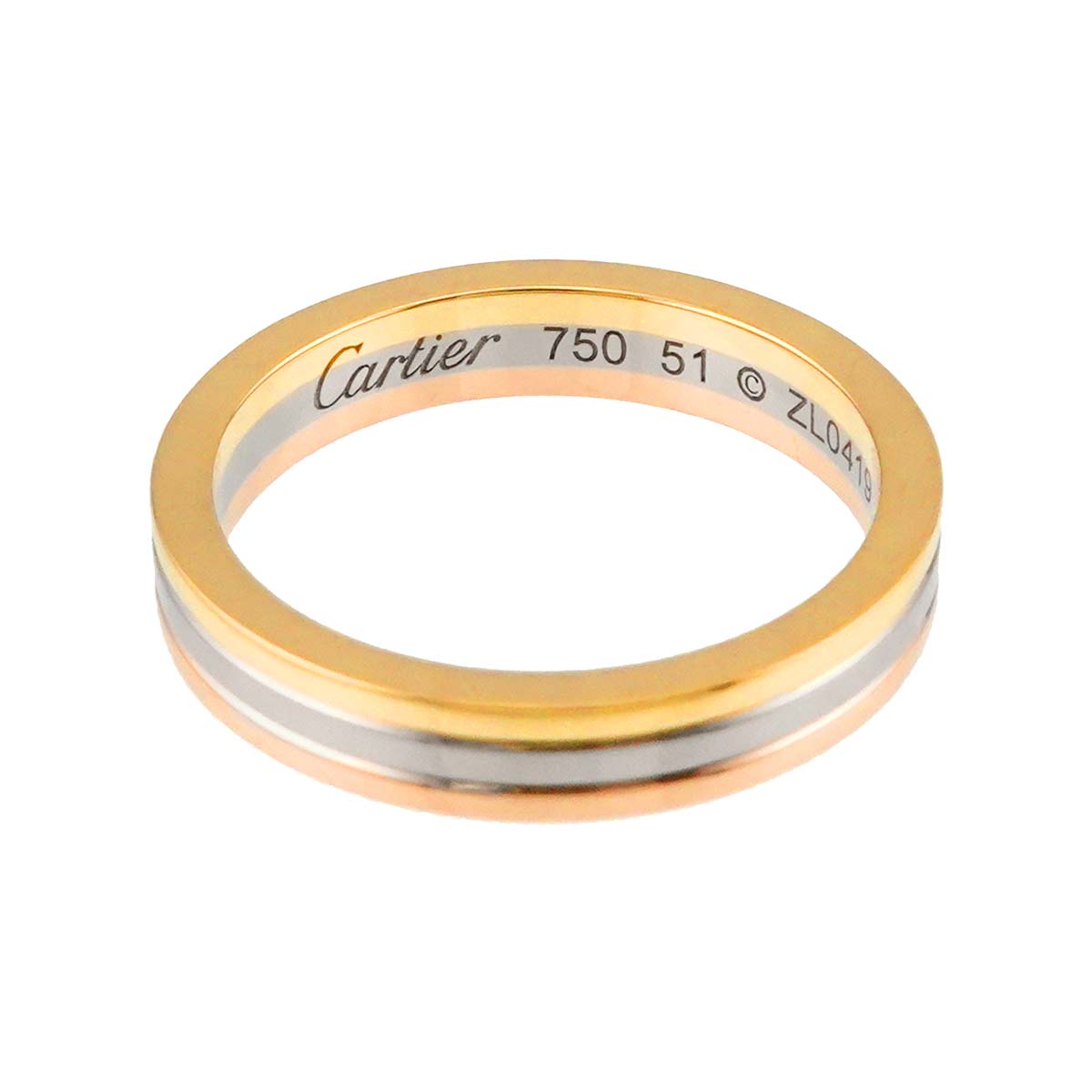 Vendome Ring 18K YG WG PG 750 size51 5.5-5.75(US)