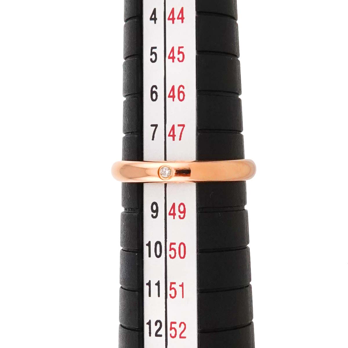 Classic Diamond 1P Ring 18K Pink Gold 750 Size48 4.5(US)