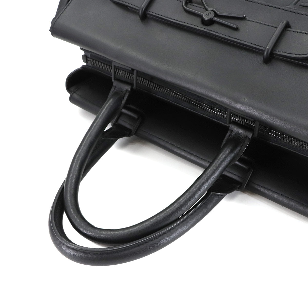 Monogram Seal Steamer Tote Shoulder Bag Leather M58710