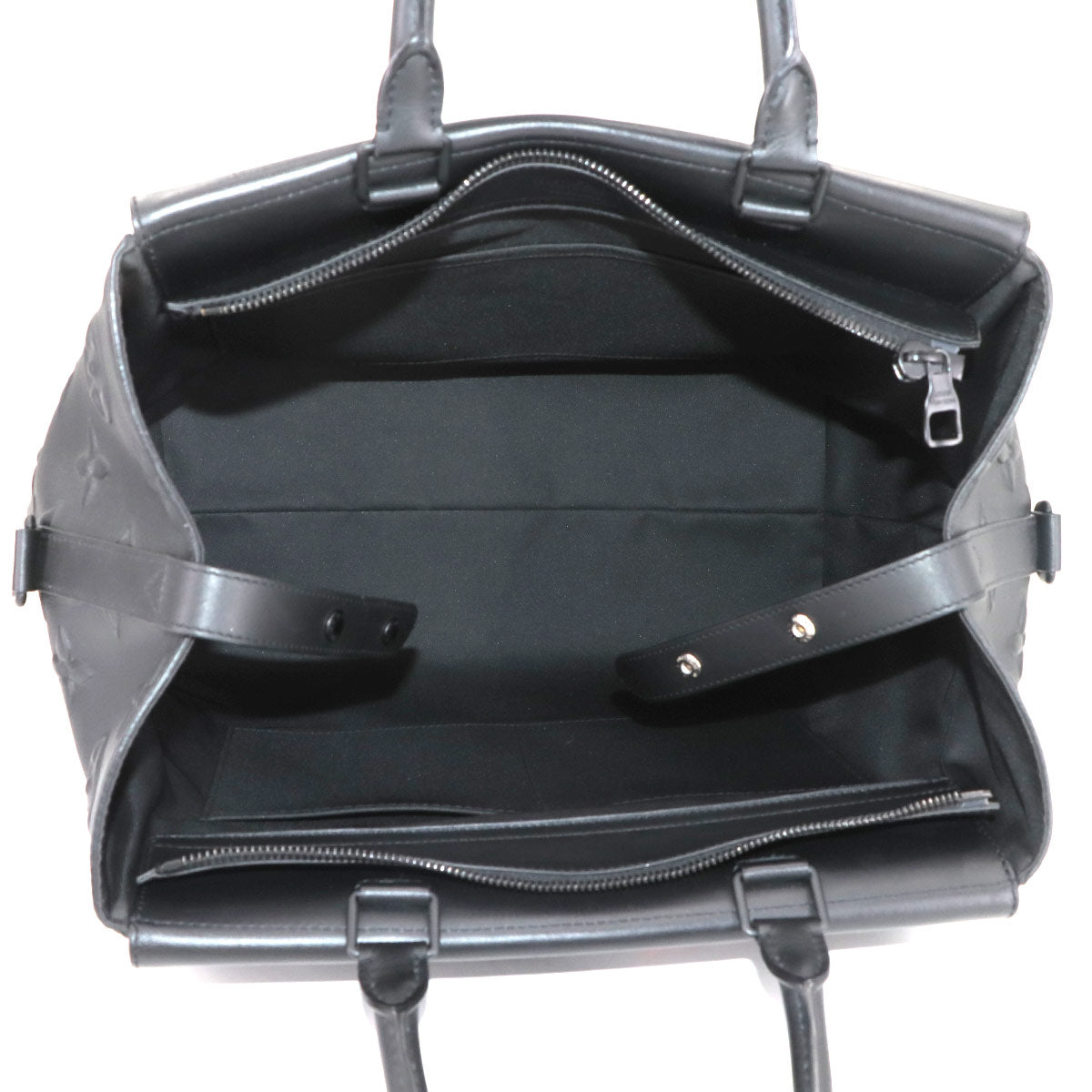 Monogram Seal Steamer Tote Shoulder Bag Leather M58710